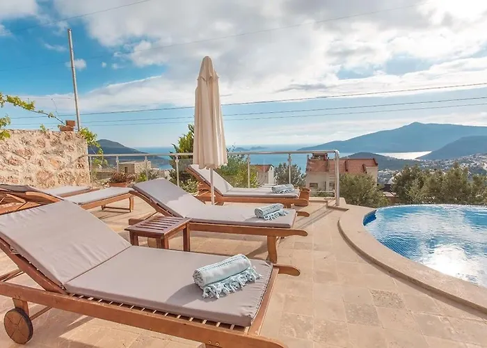 4 Bedroom Luxury In With Great Sea Views Villa Kalkan