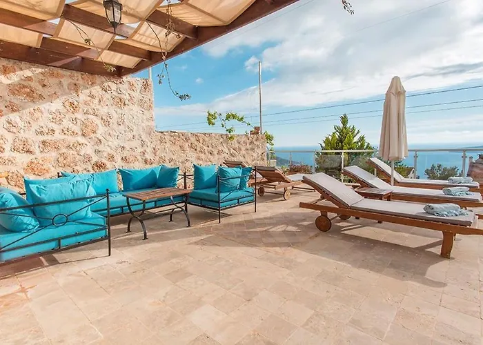 4 Bedroom Luxury In With Great Sea Views Villa Kalkan